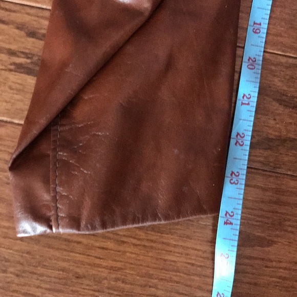 Leather unisex lined jacket. S/M - Picture 11 of 11